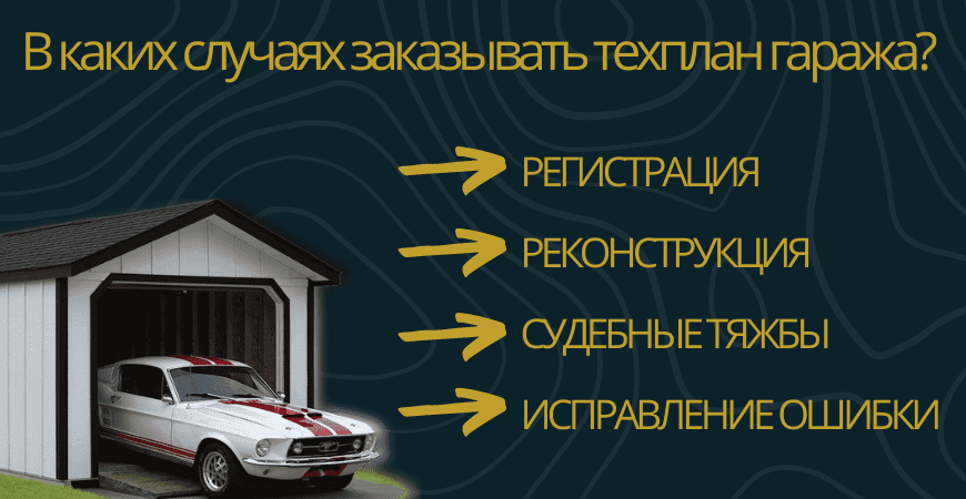 Заказать техплан гаража в Кировске под ключ